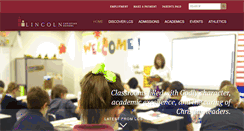 Desktop Screenshot of lincolnchristianschool.com